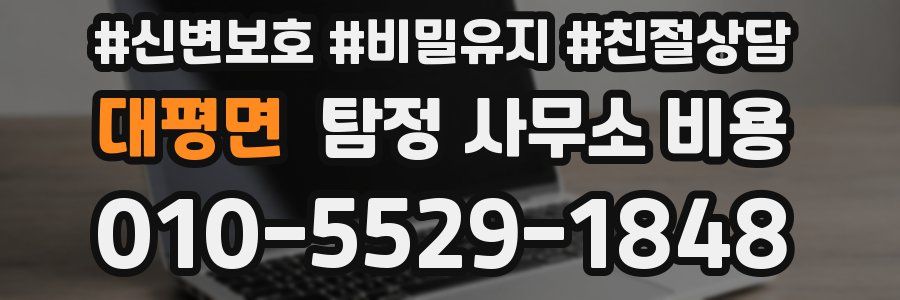대평면 탐정 사무소 비용