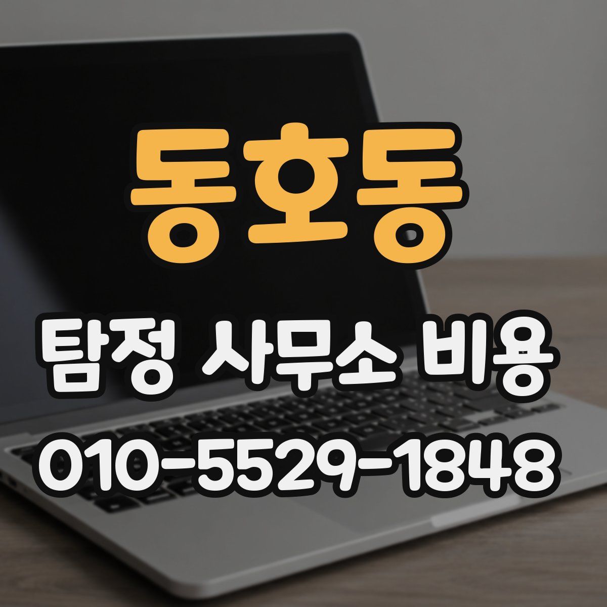 동호동 탐정 사무소 비용