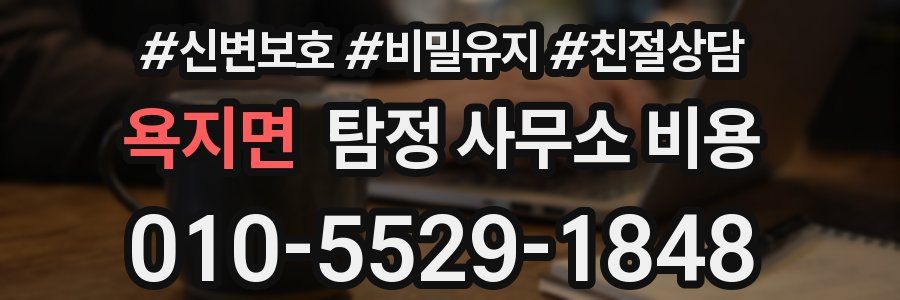 욕지면 탐정 사무소 비용