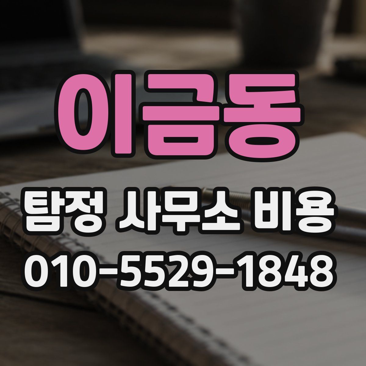 이금동 탐정 사무소 비용