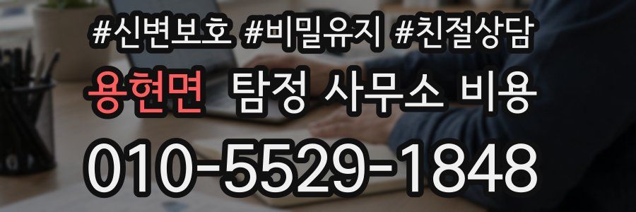 용현면 탐정 사무소 비용