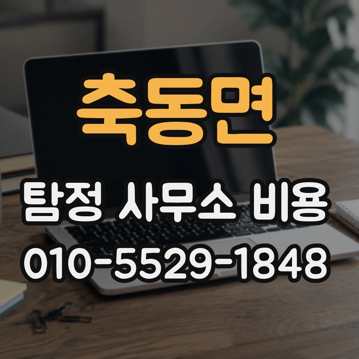 축동면 탐정 사무소 비용