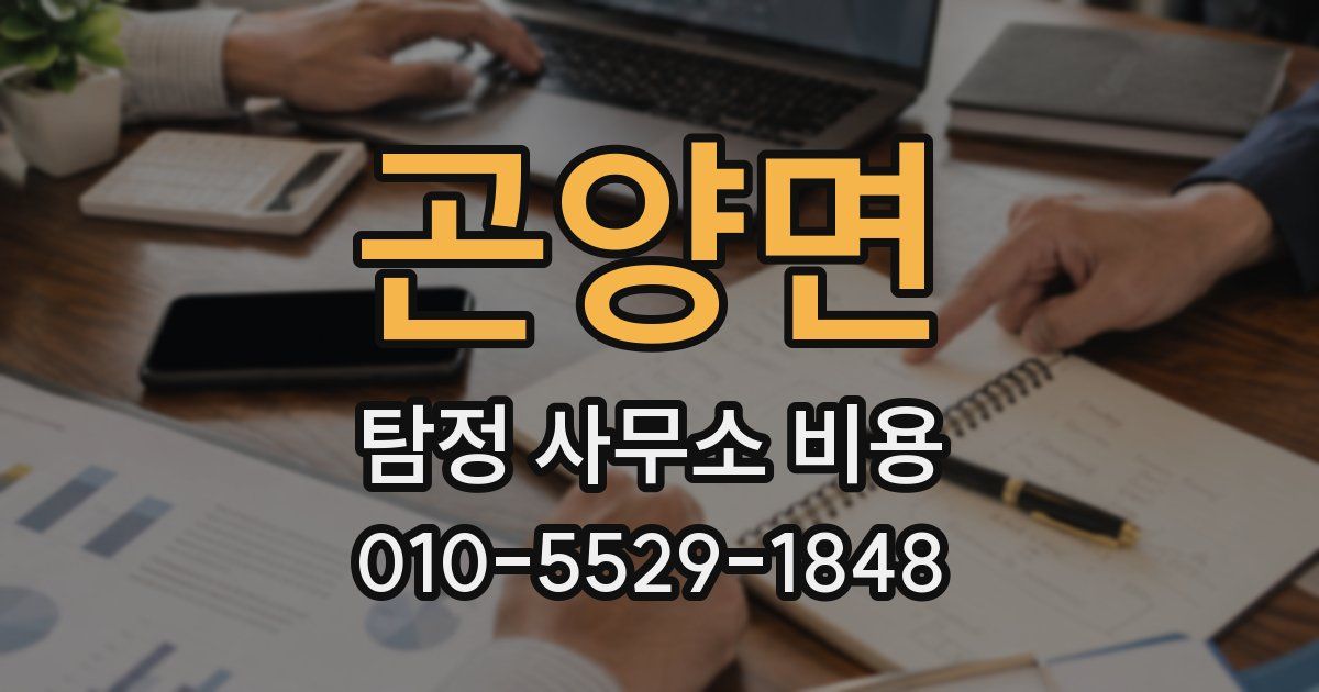곤양면 탐정 사무소 비용