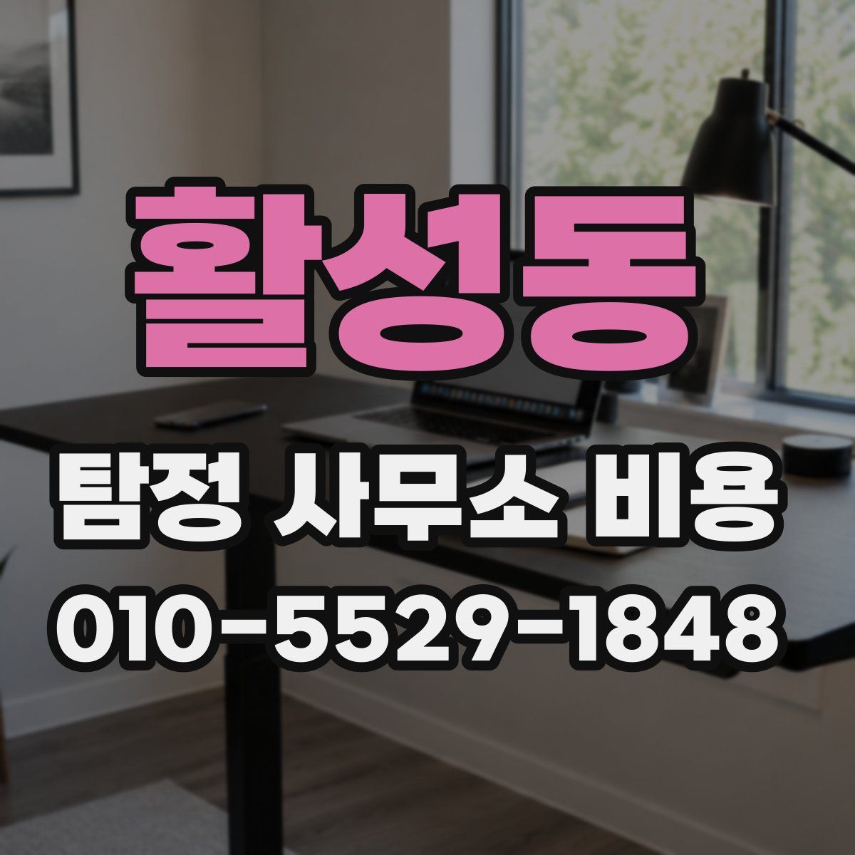 활성동 탐정 사무소 비용