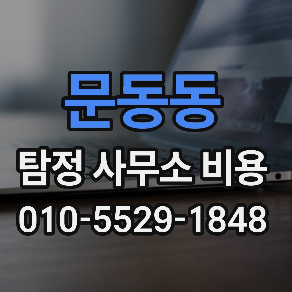문동동 탐정 사무소 비용