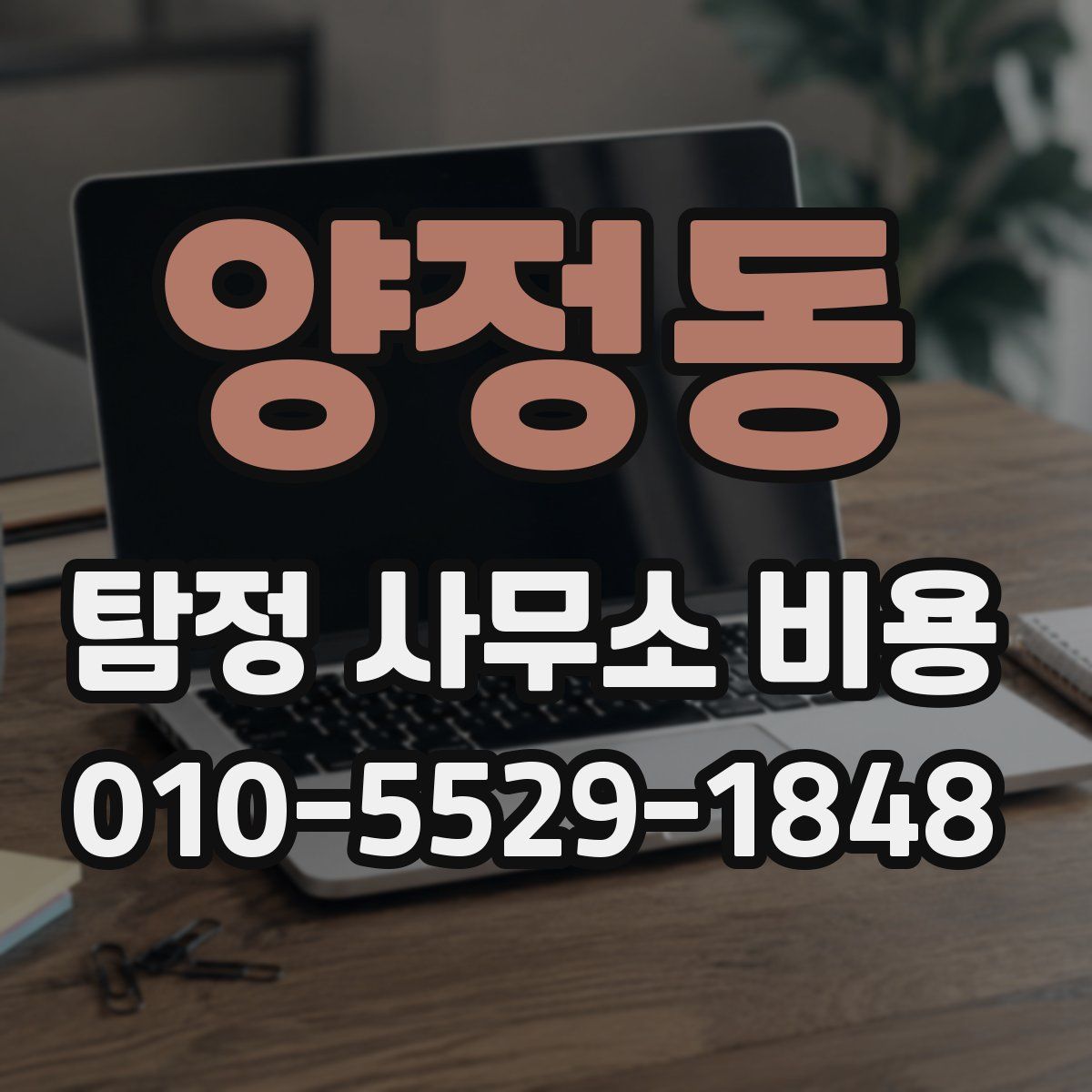 양정동 탐정 사무소 비용