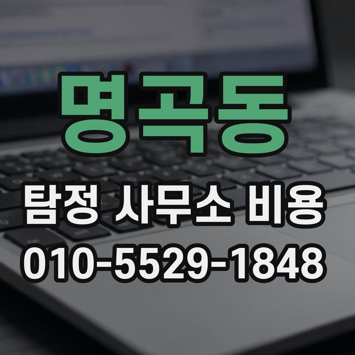 명곡동 탐정 사무소 비용