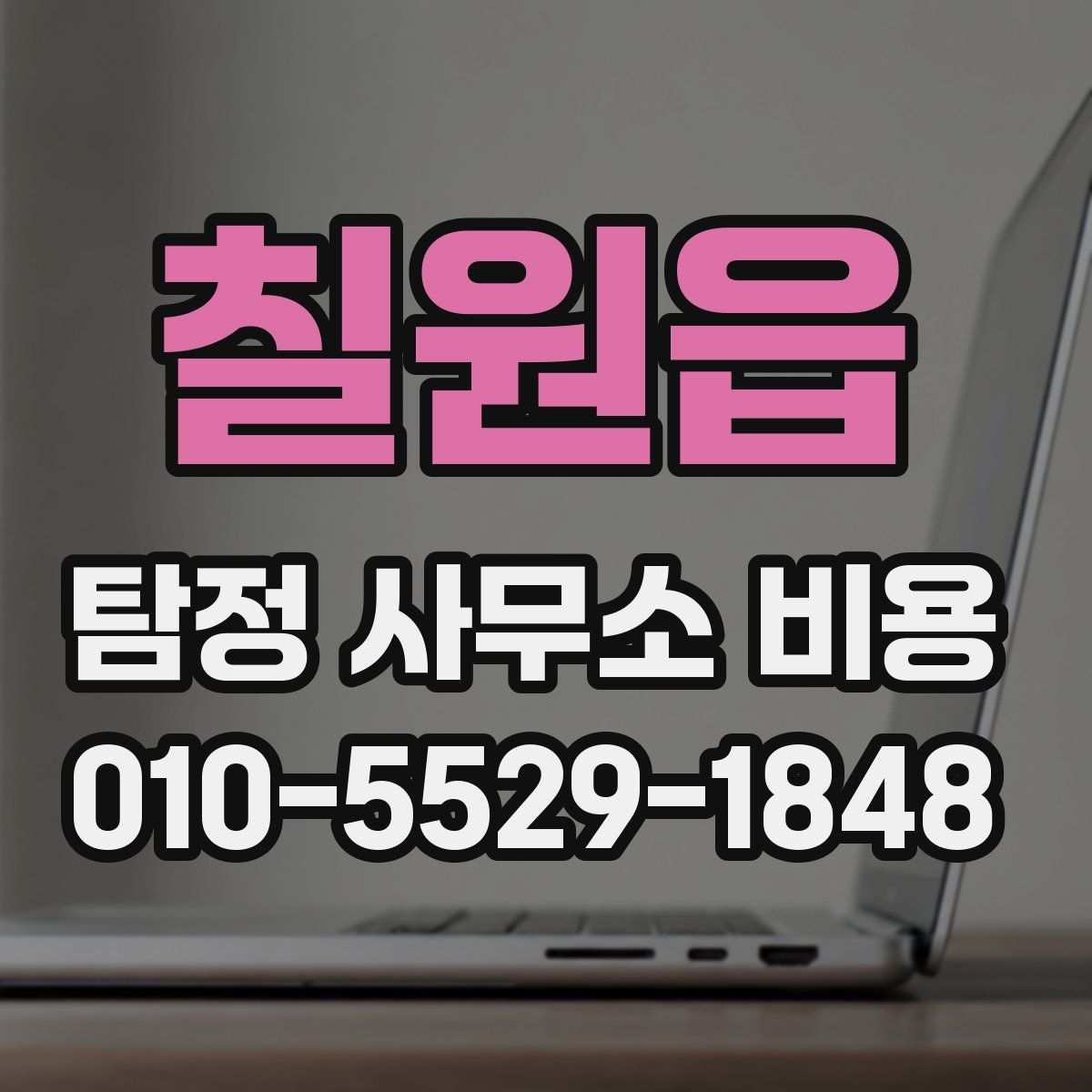 칠원읍 탐정 사무소 비용