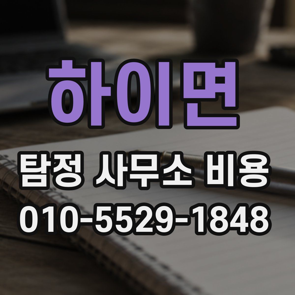 하이면 탐정 사무소 비용