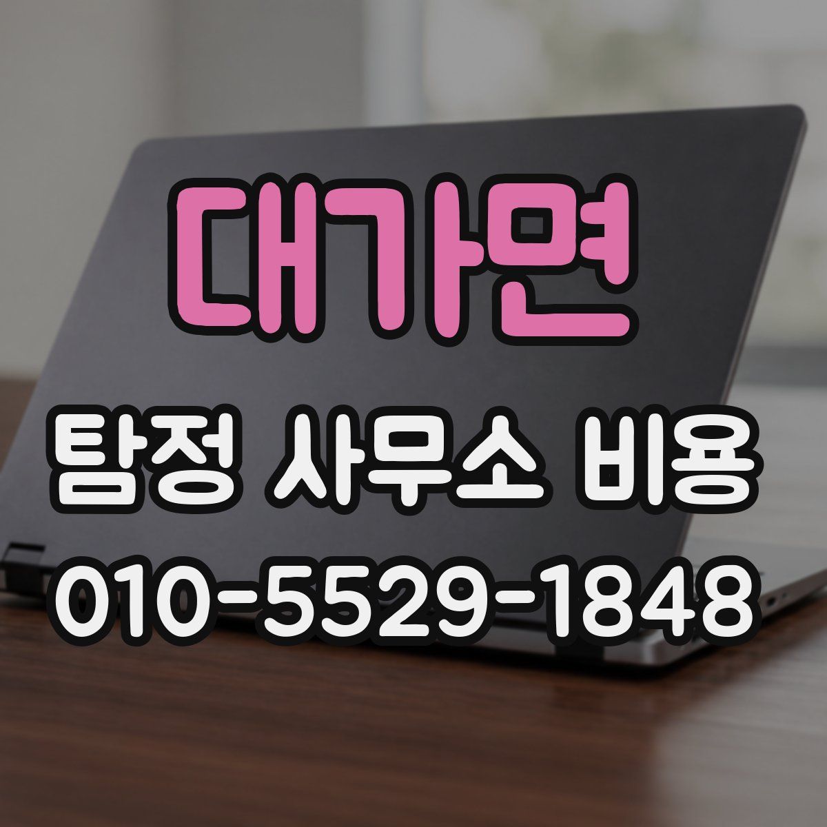 대가면 탐정 사무소 비용