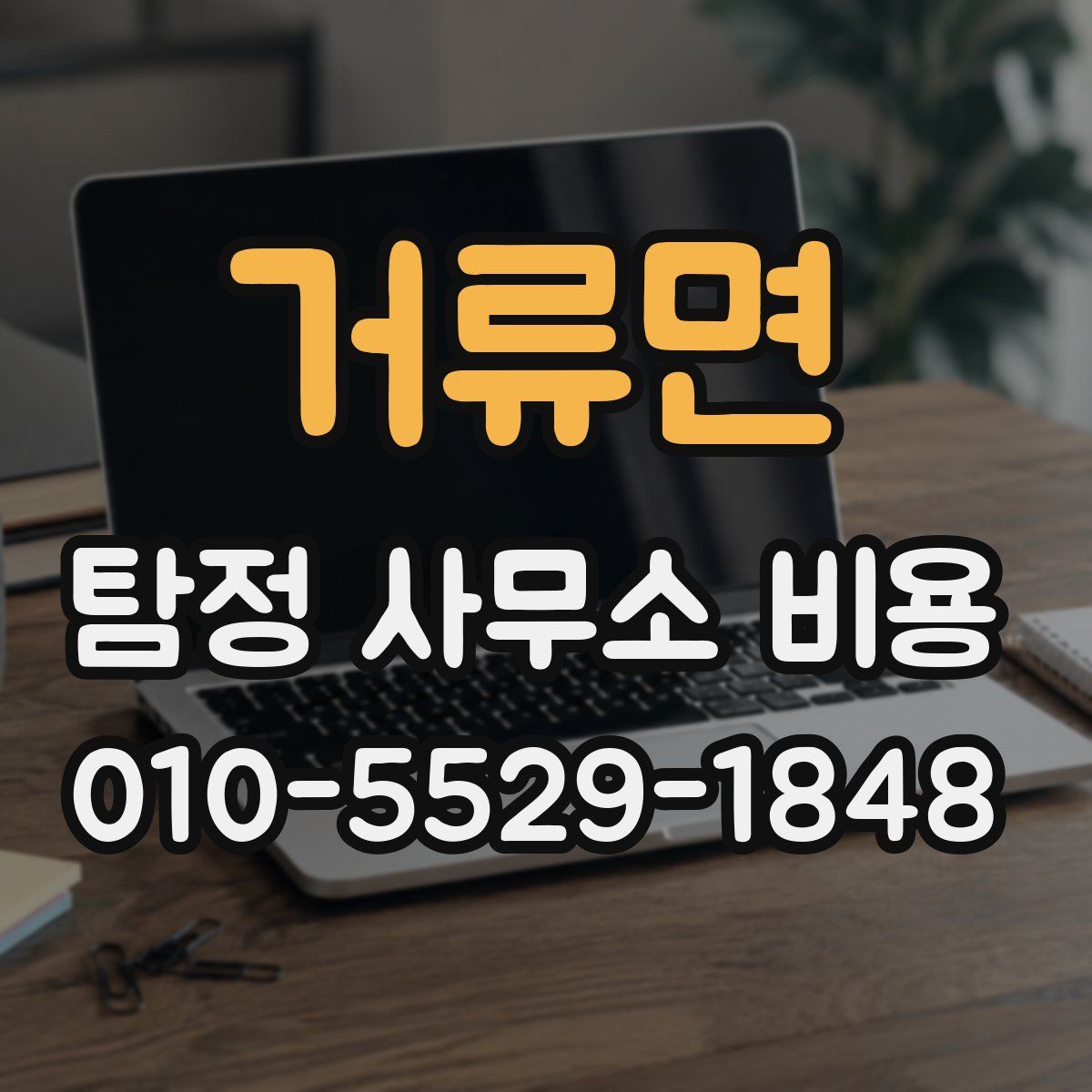 거류면 탐정 사무소 비용