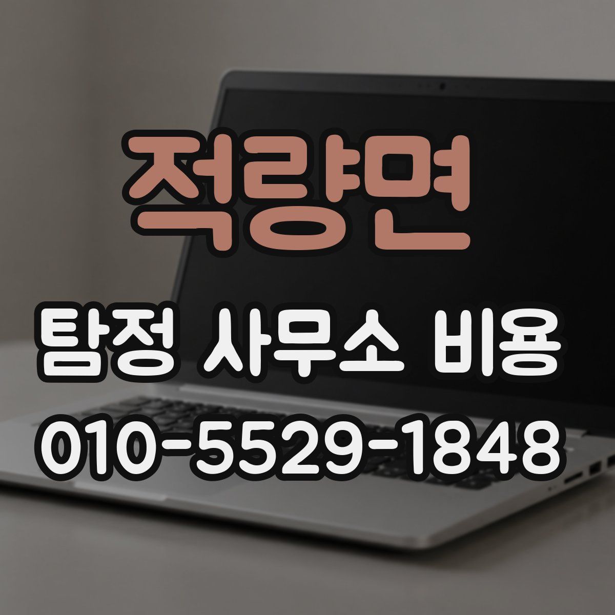 적량면 탐정 사무소 비용