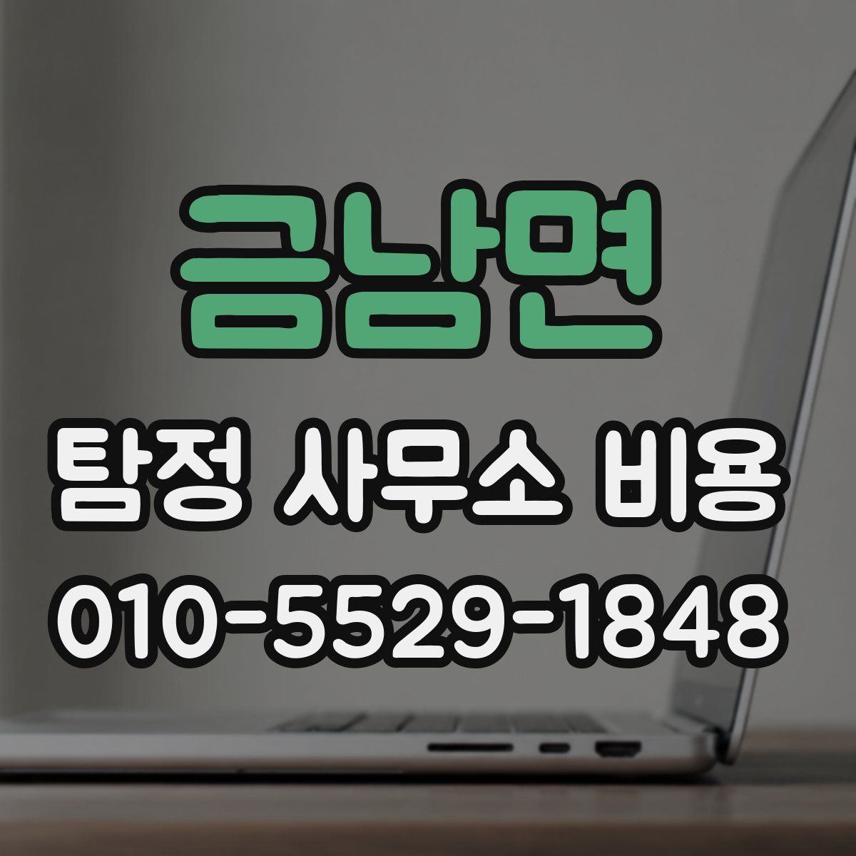 금남면 탐정 사무소 비용