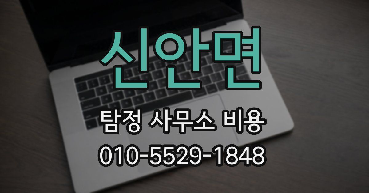 신안면 탐정 사무소 비용