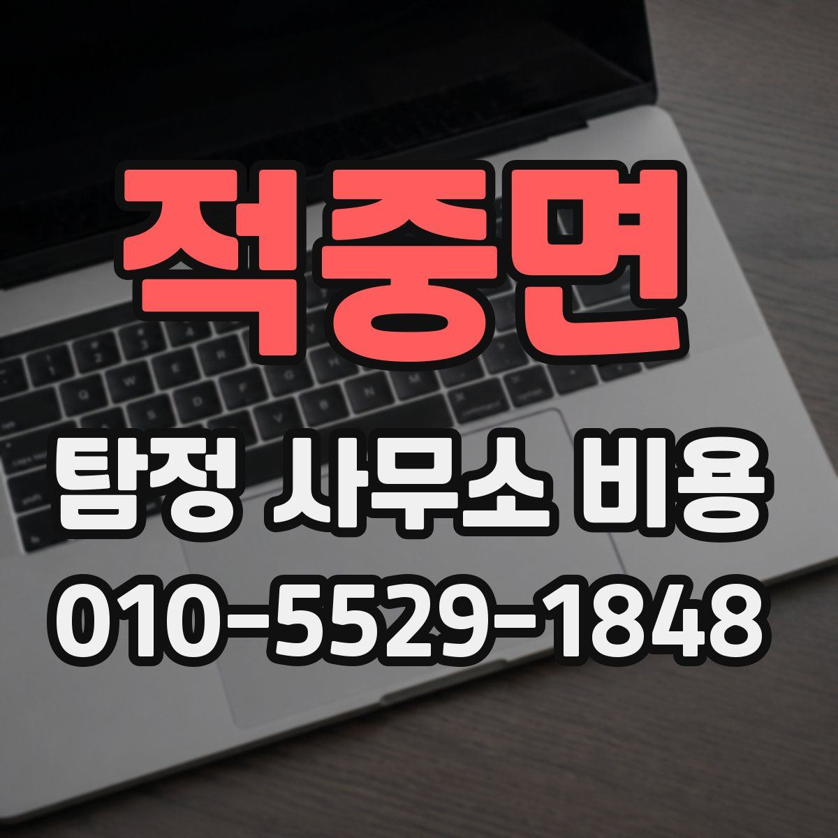적중면 탐정 사무소 비용