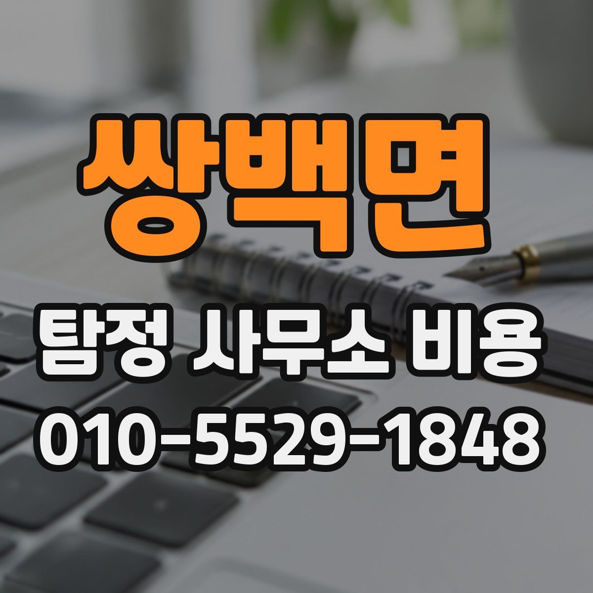 쌍백면 탐정 사무소 비용