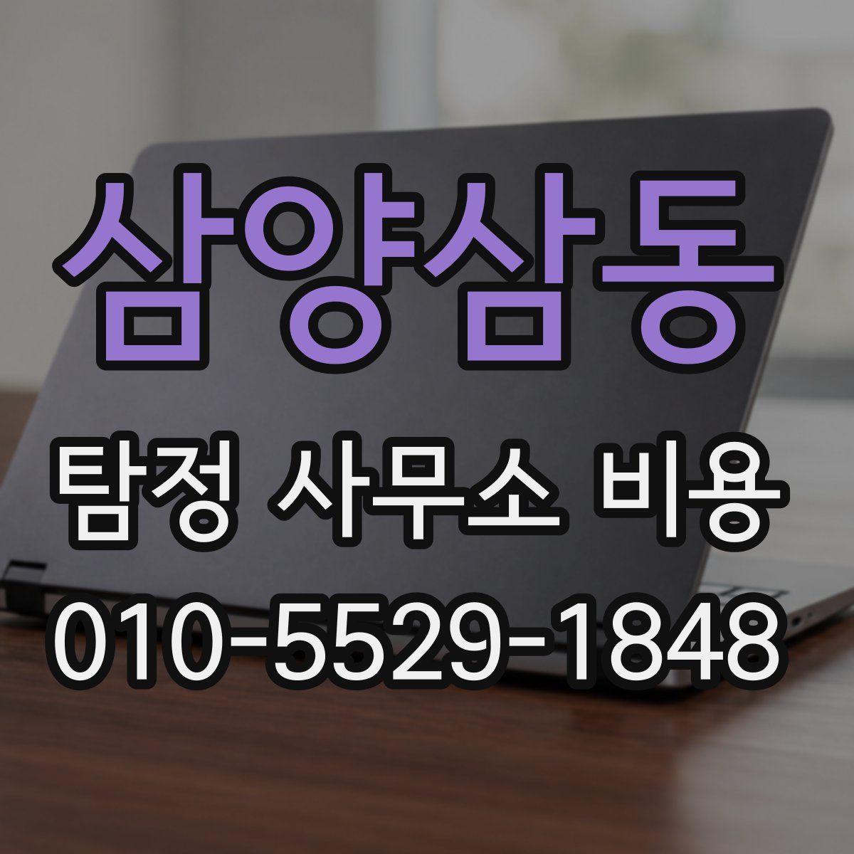 삼양삼동 탐정 사무소 비용