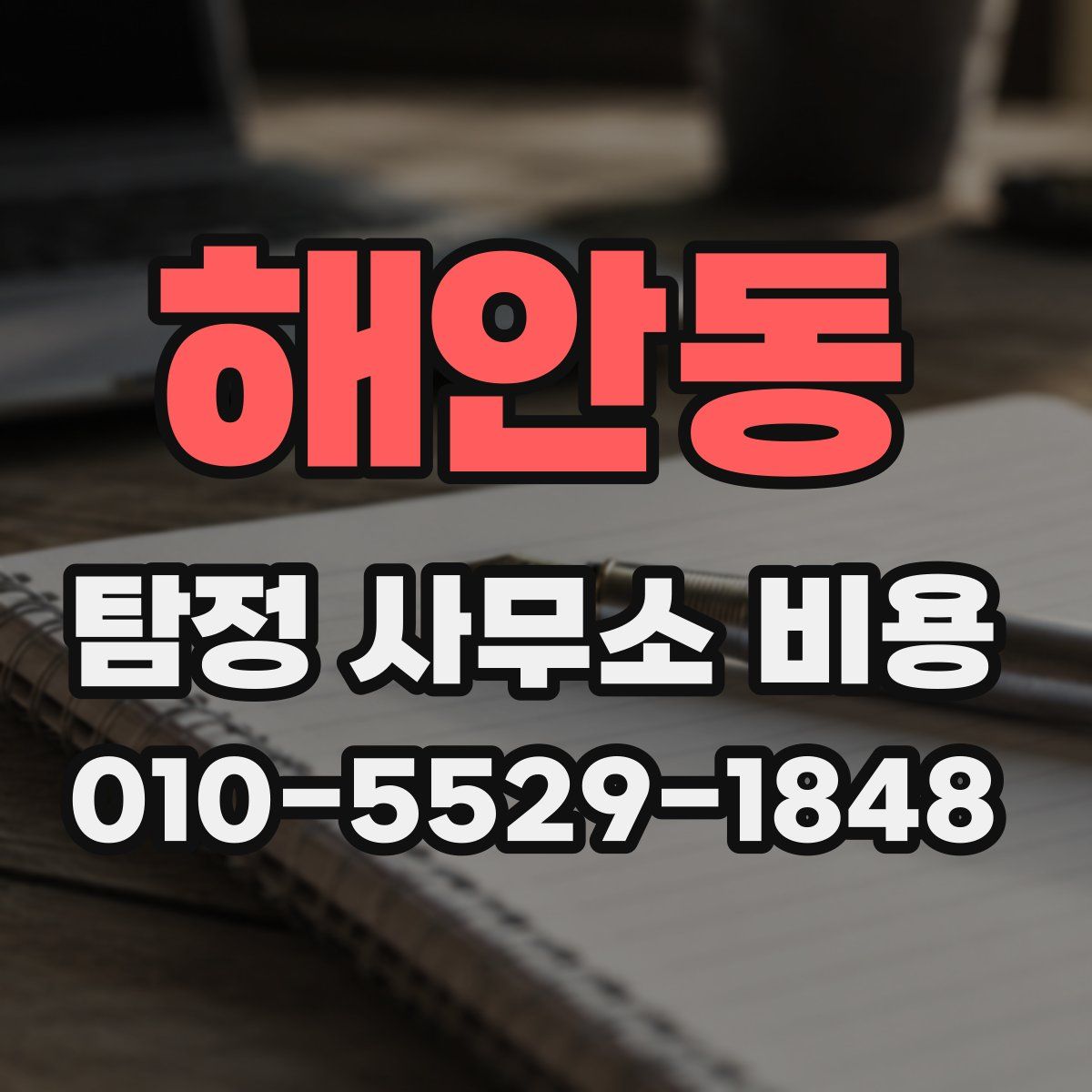 해안동 탐정 사무소 비용