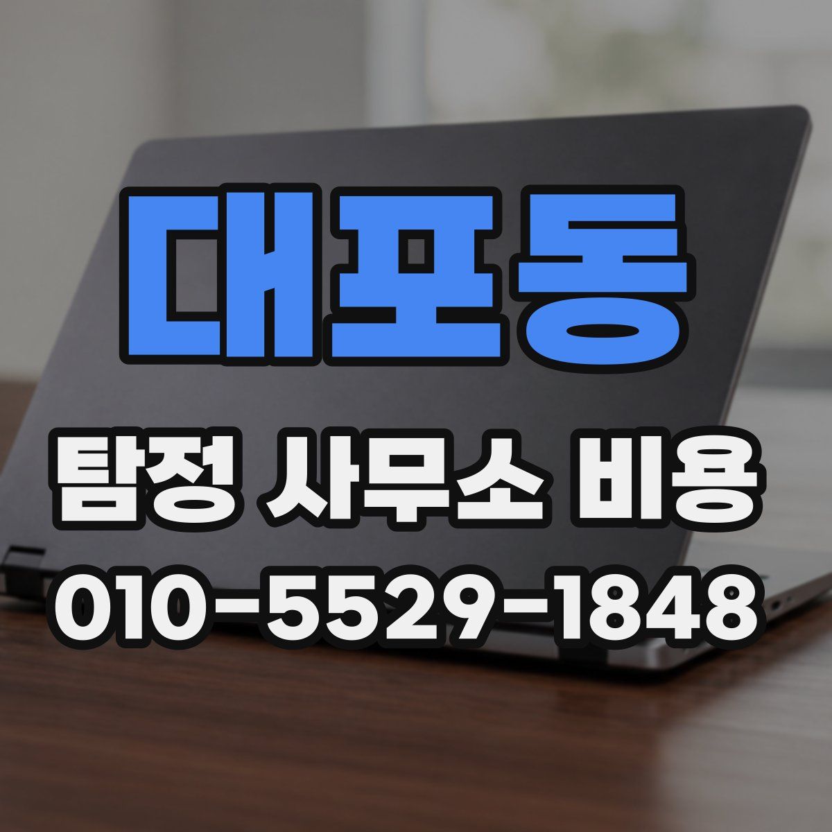 대포동 탐정 사무소 비용