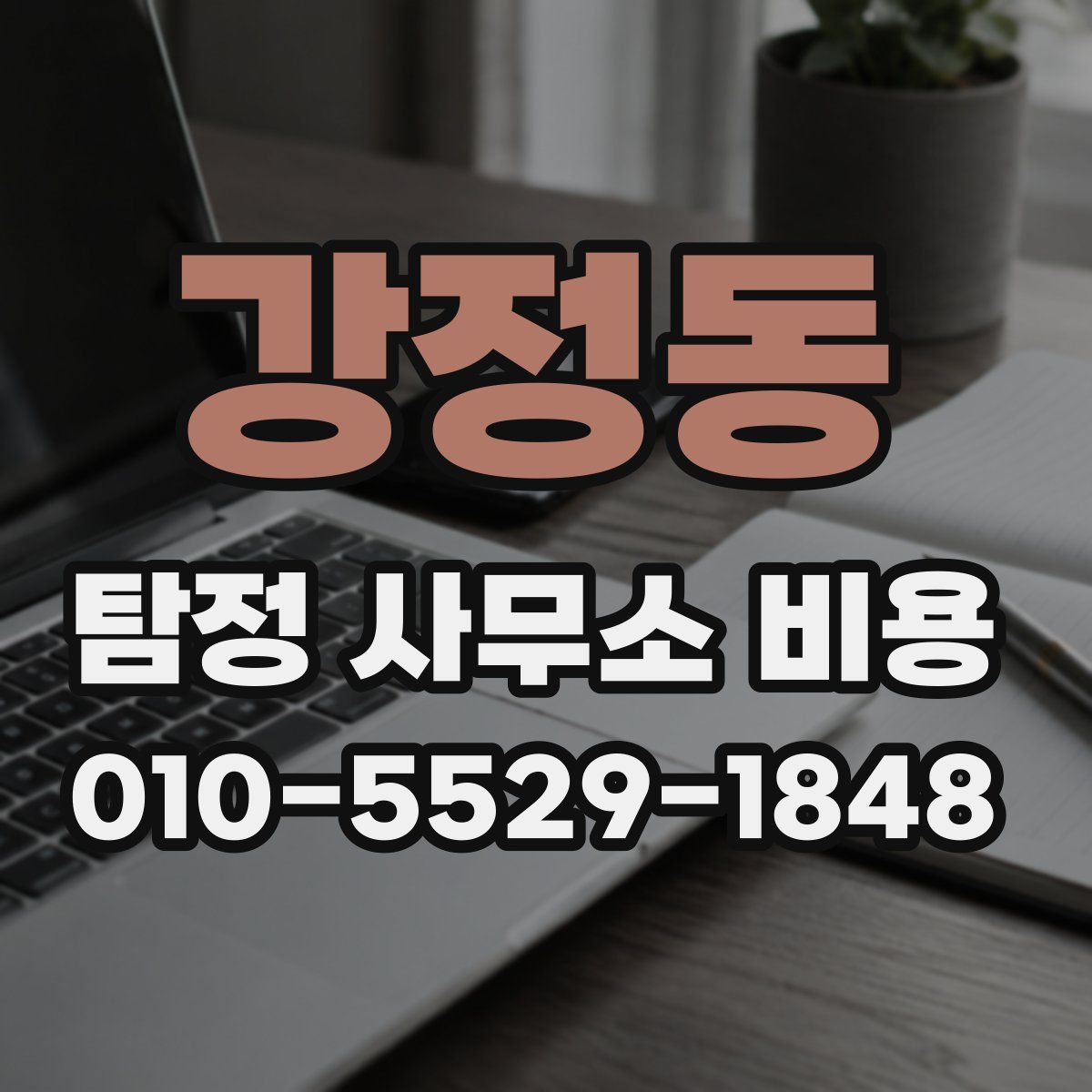 강정동 탐정 사무소 비용
