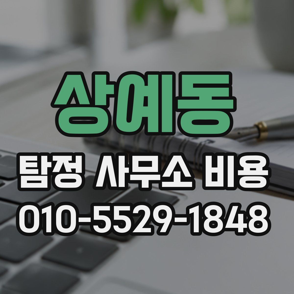 상예동 탐정 사무소 비용