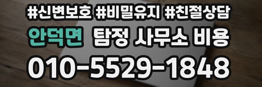 안덕면 탐정 사무소 비용