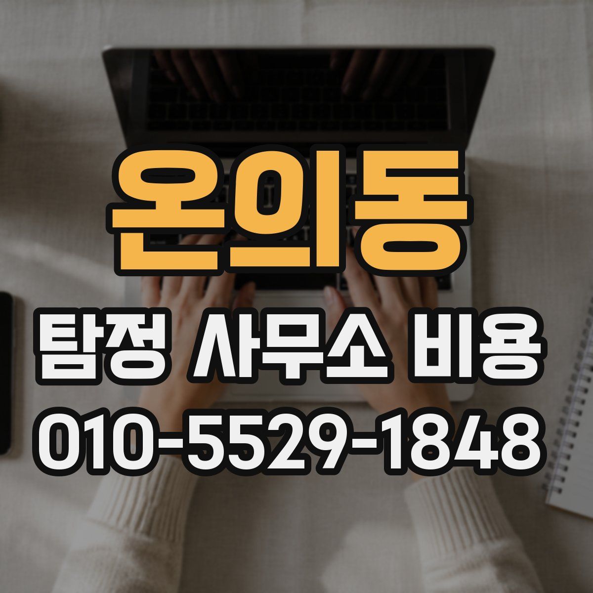 온의동 탐정 사무소 비용
