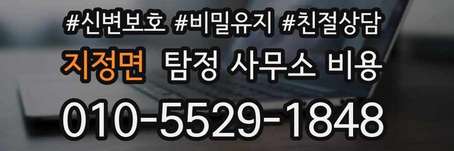 지정면 탐정 사무소 비용