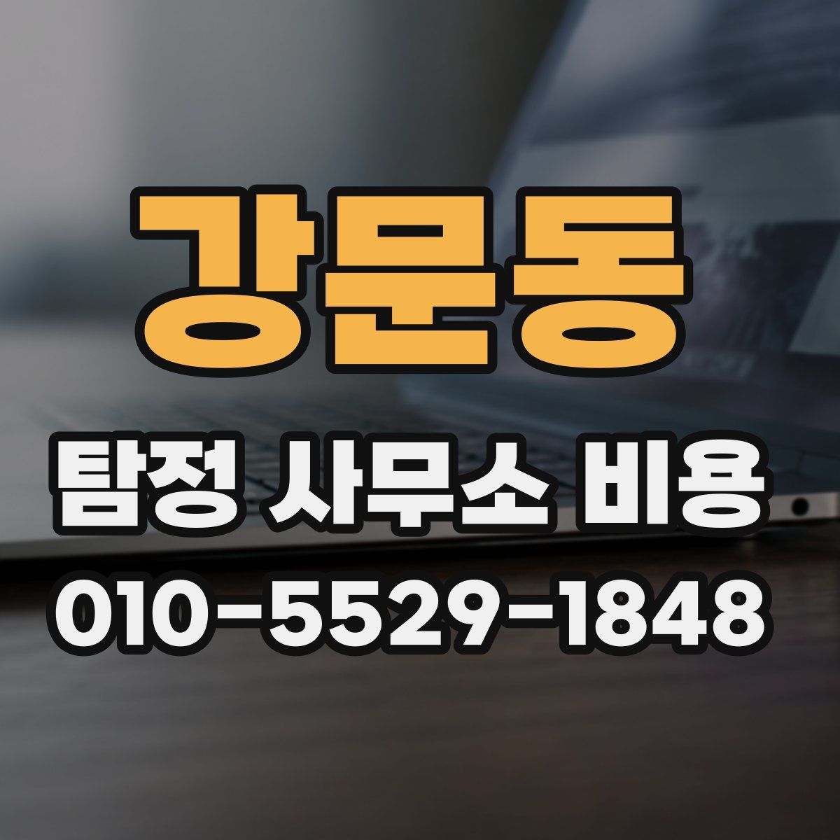 강문동 탐정 사무소 비용