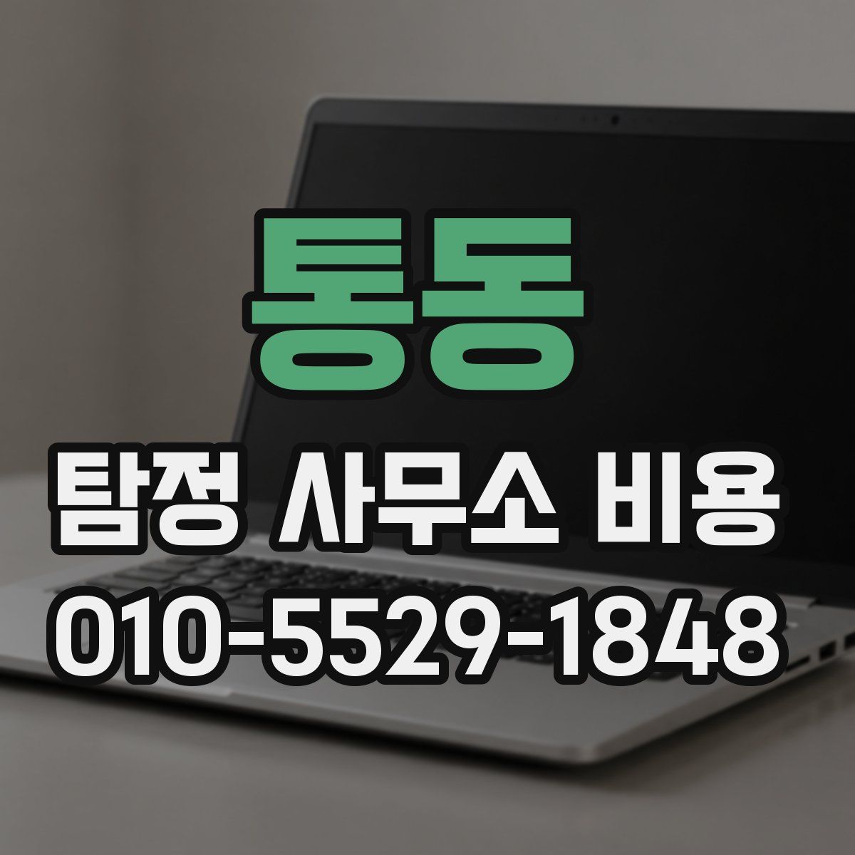 통동 탐정 사무소 비용