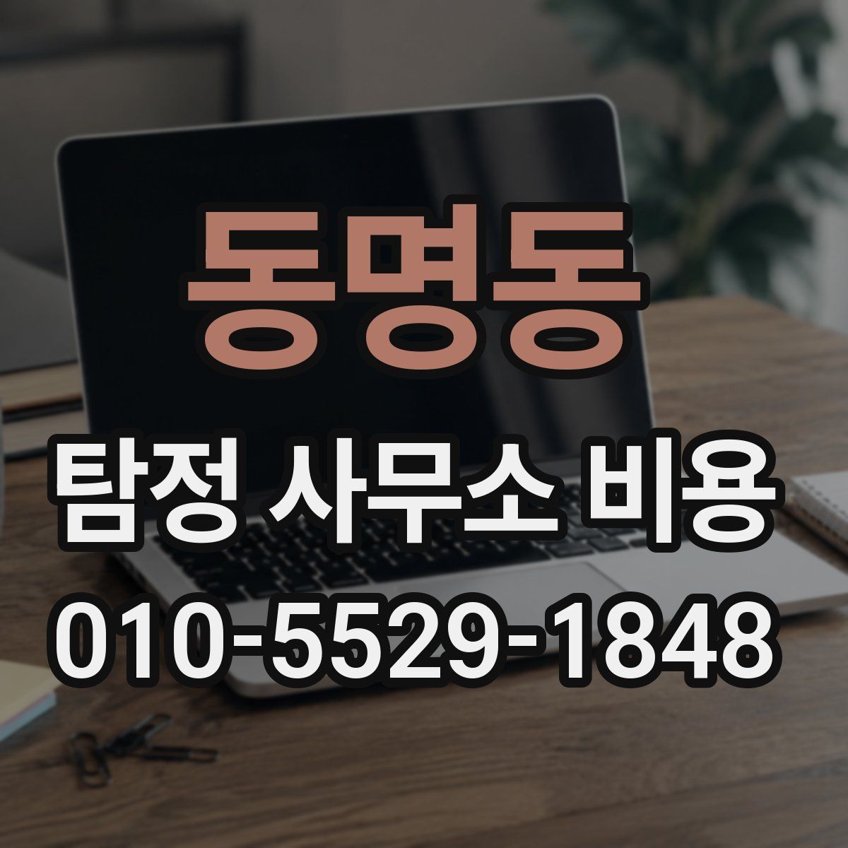 동명동 탐정 사무소 비용