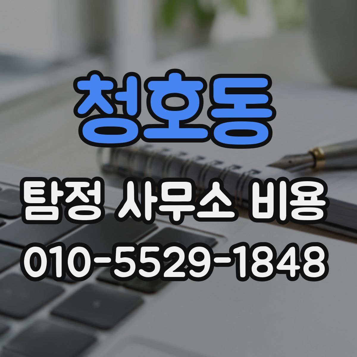 청호동 탐정 사무소 비용