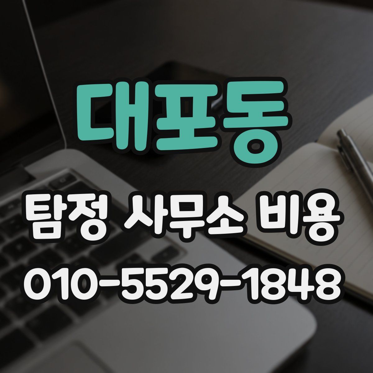 대포동 탐정 사무소 비용