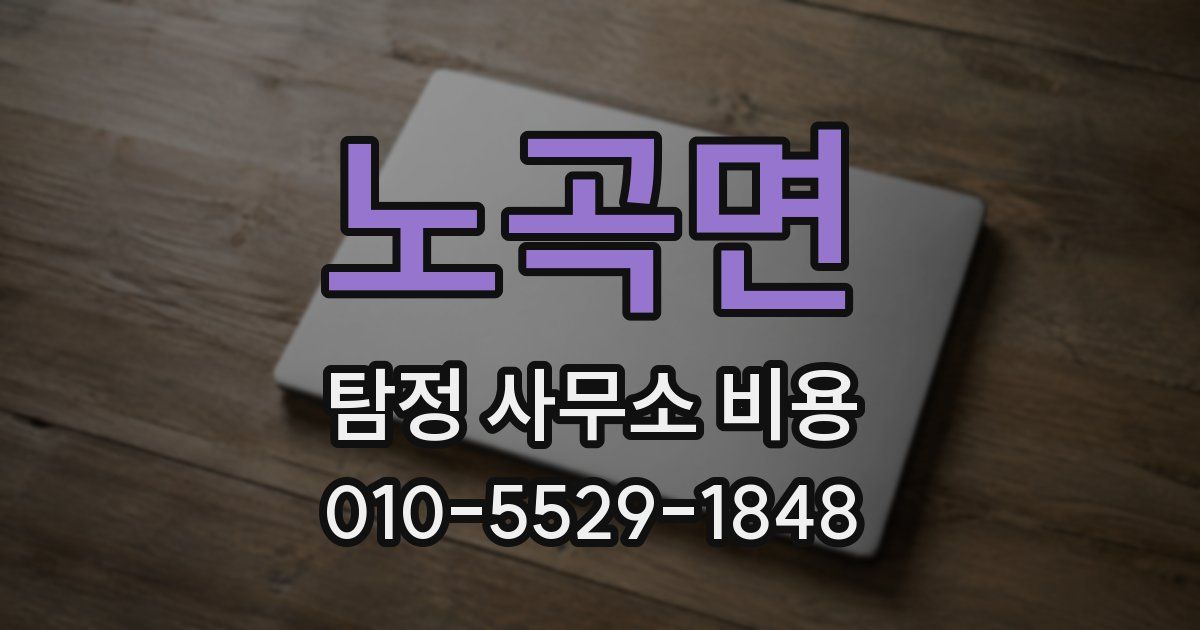 노곡면 탐정 사무소 비용