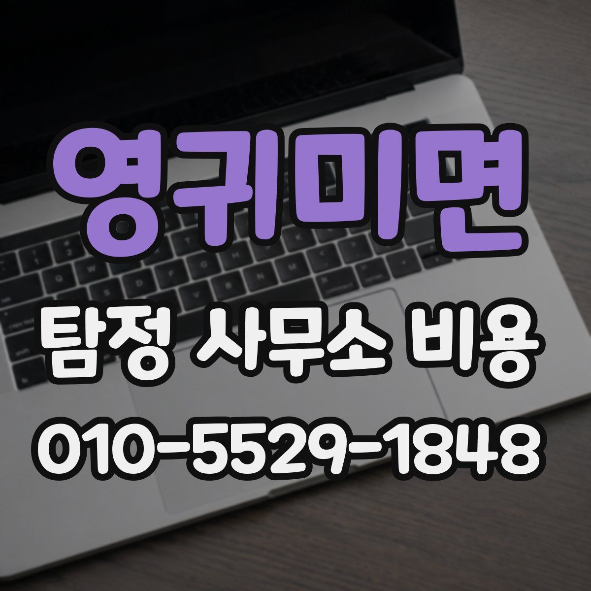 영귀미면 탐정 사무소 비용