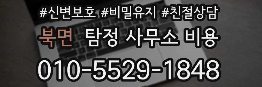 북면 탐정 사무소 비용