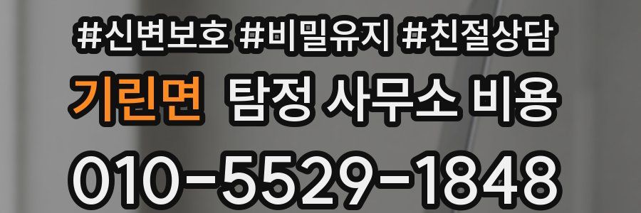 기린면 탐정 사무소 비용