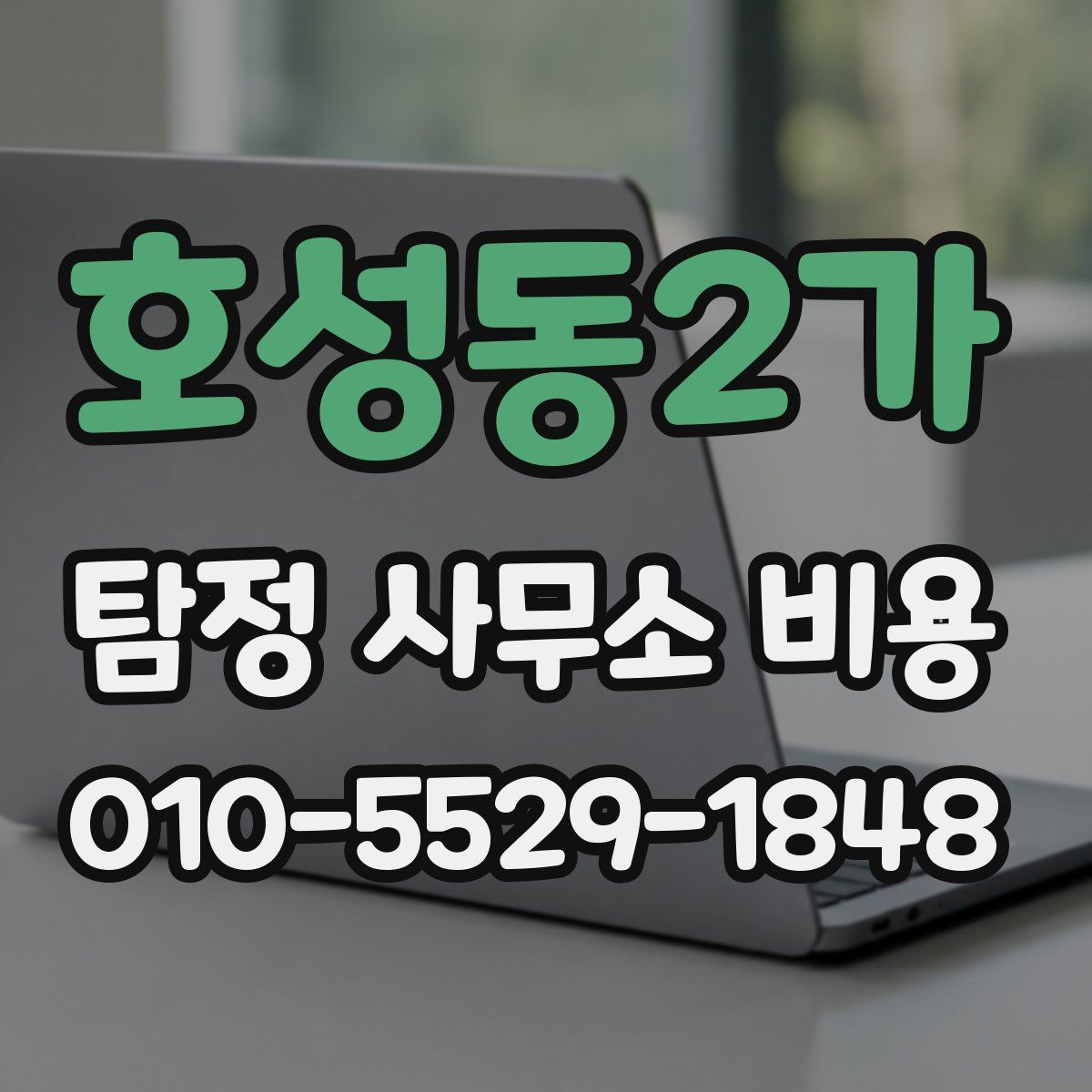 호성동2가 탐정 사무소 비용