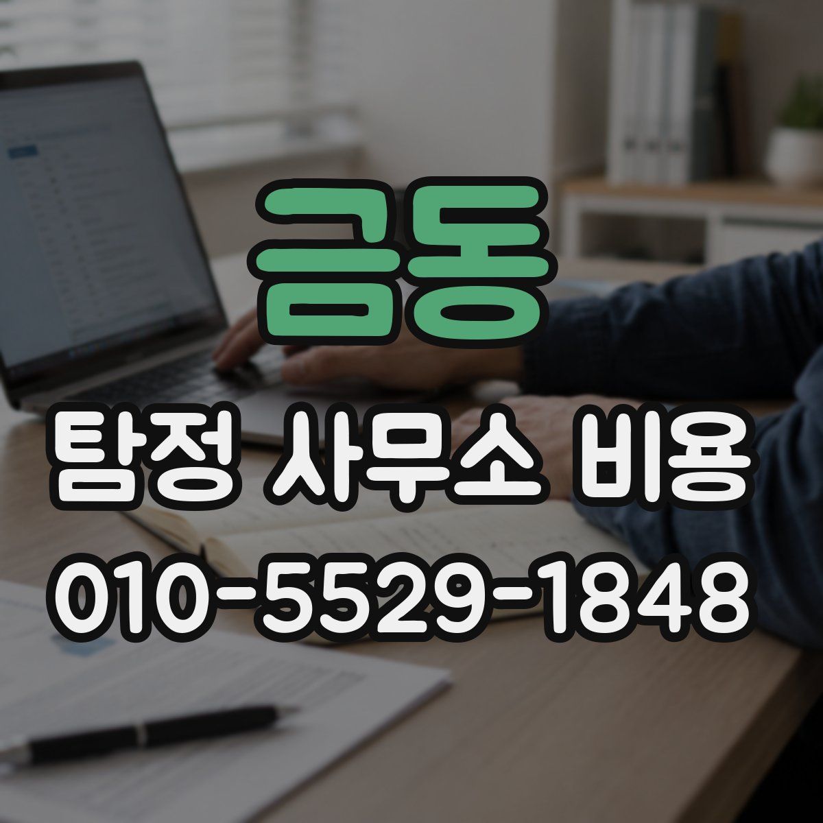 금동 탐정 사무소 비용