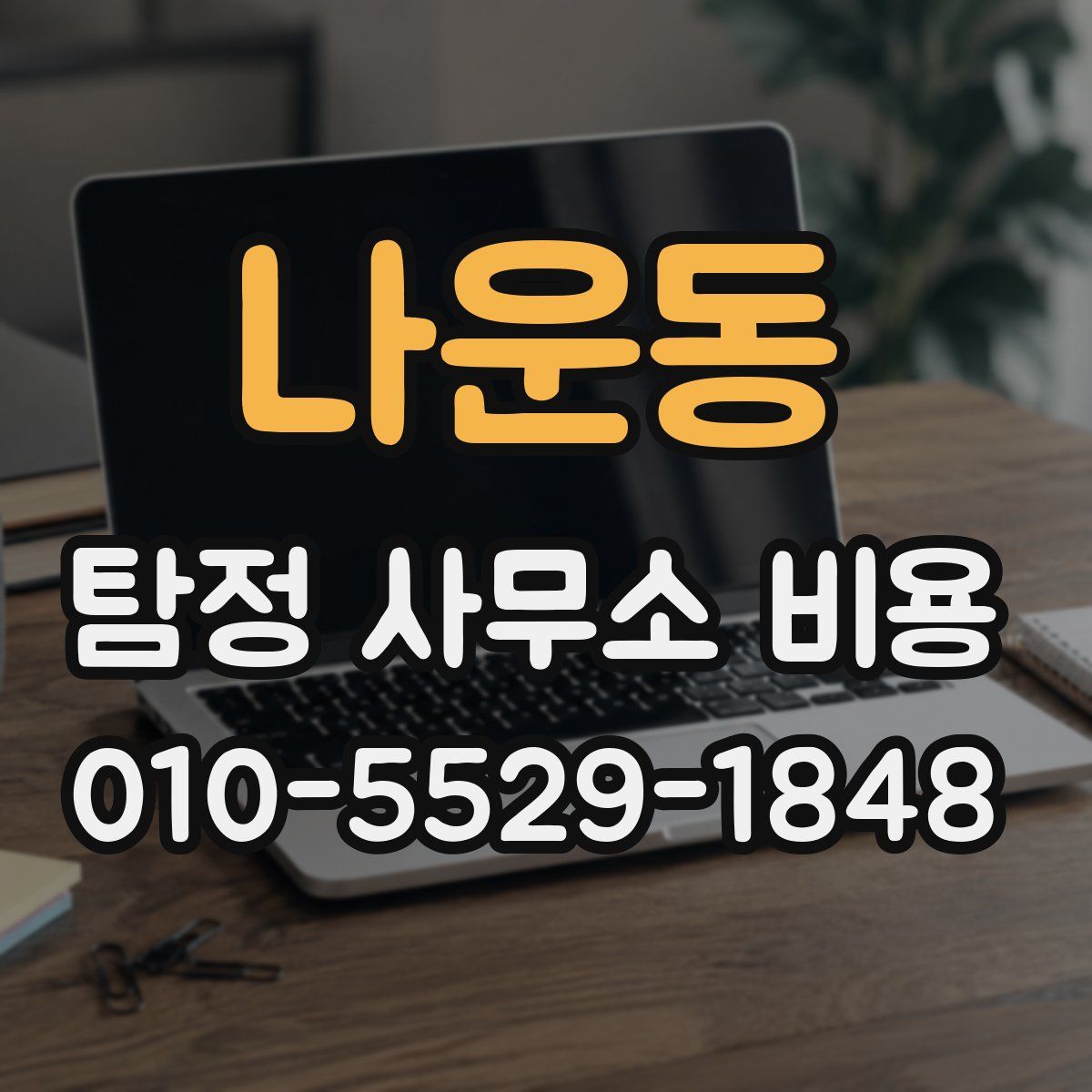 나운동 탐정 사무소 비용