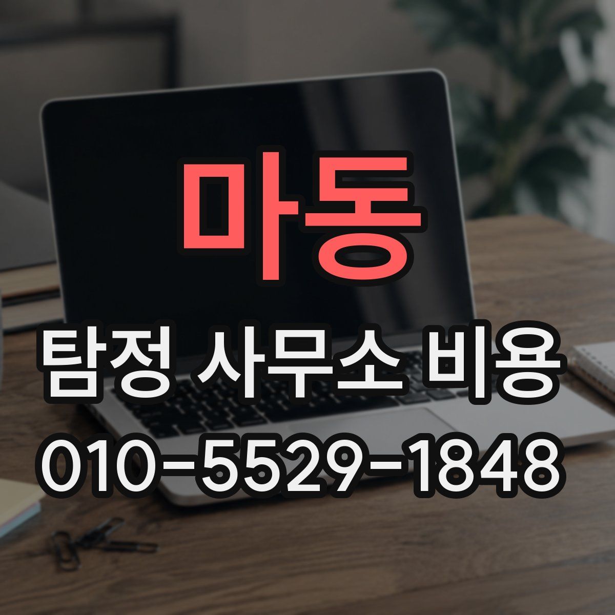 마동 탐정 사무소 비용