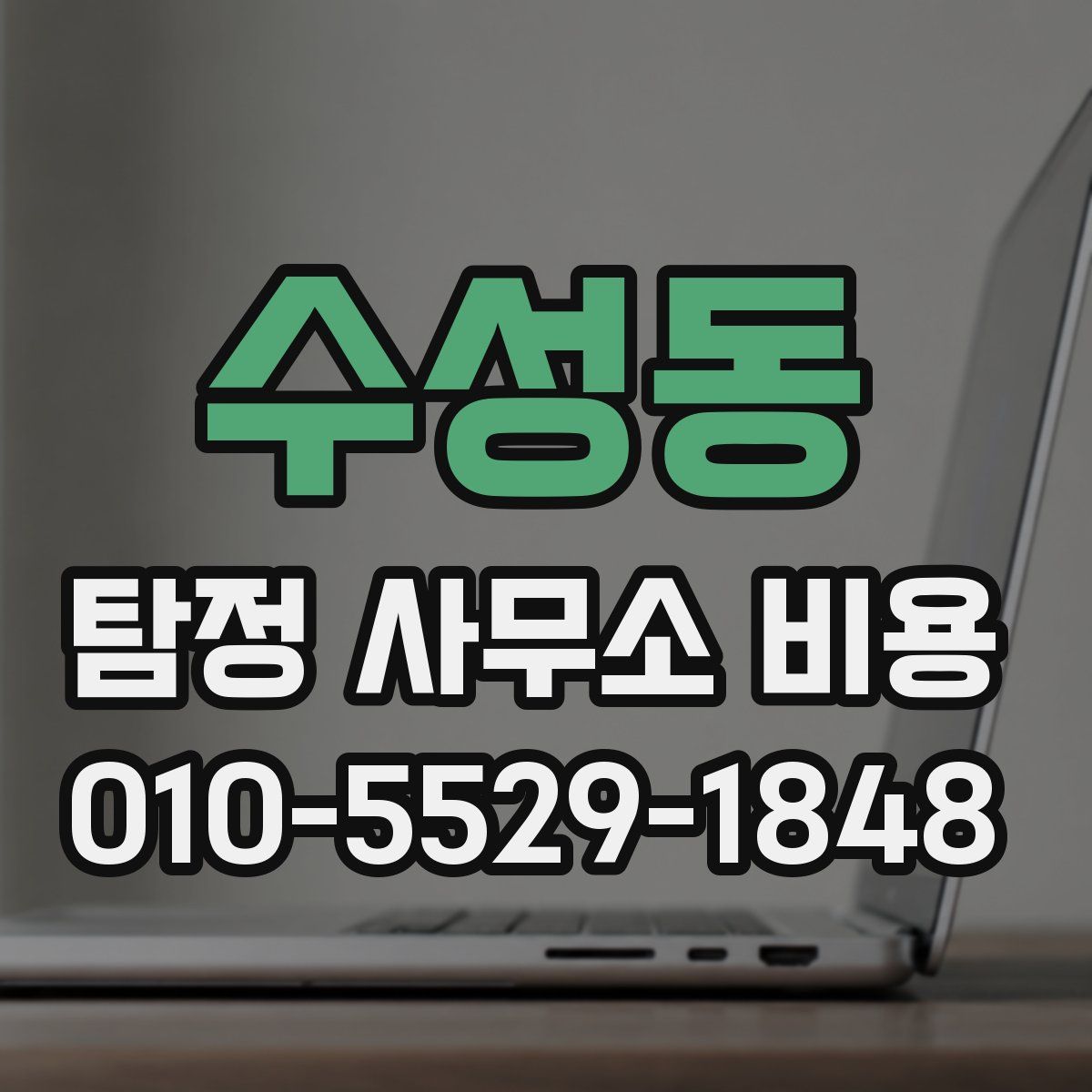 수성동 탐정 사무소 비용