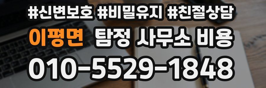 이평면 탐정 사무소 비용