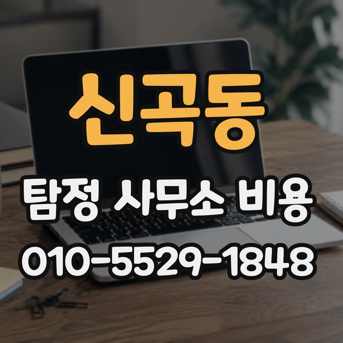 신곡동 탐정 사무소 비용