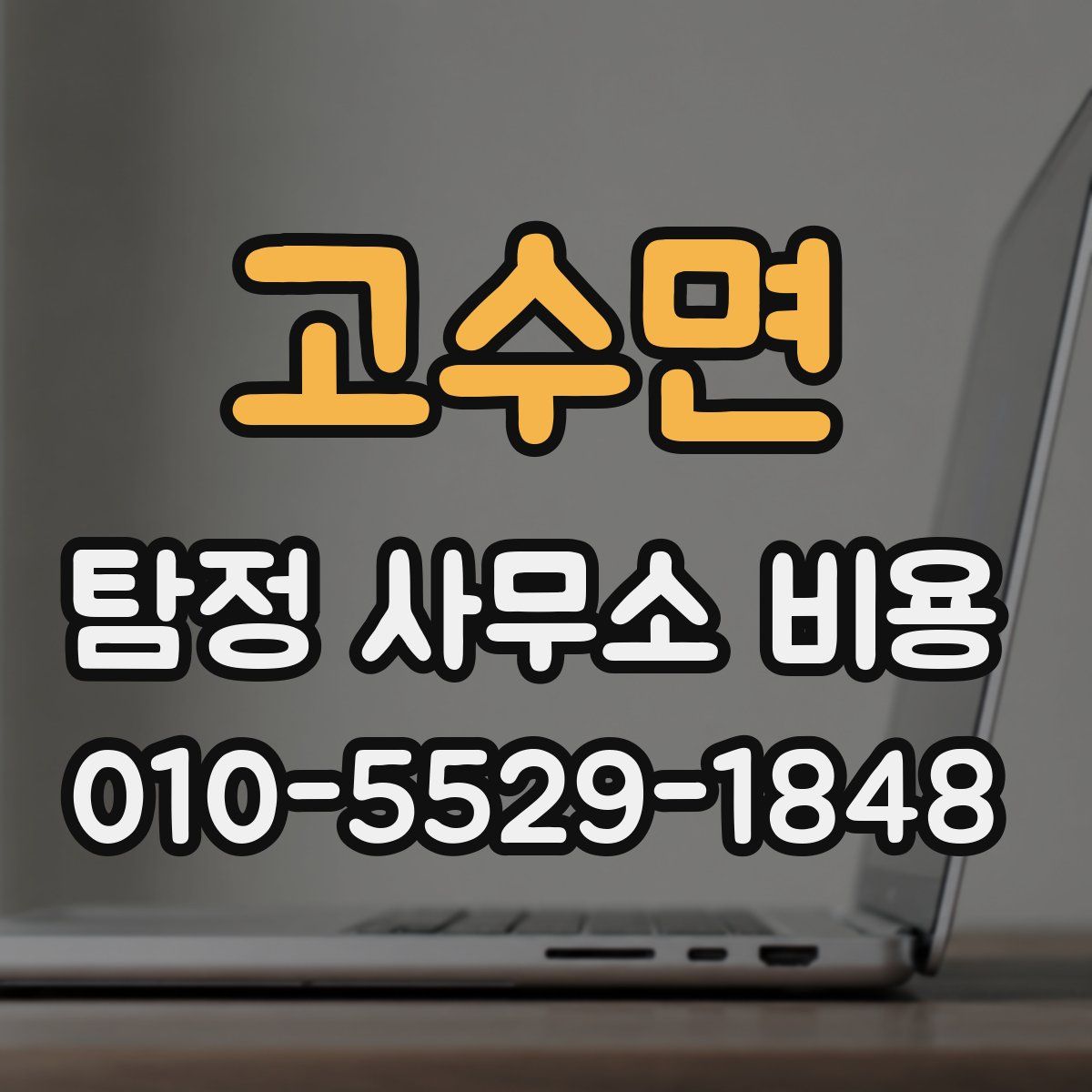 고수면 탐정 사무소 비용