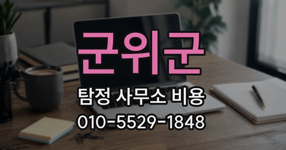 군위군 탐정 사무소 비용