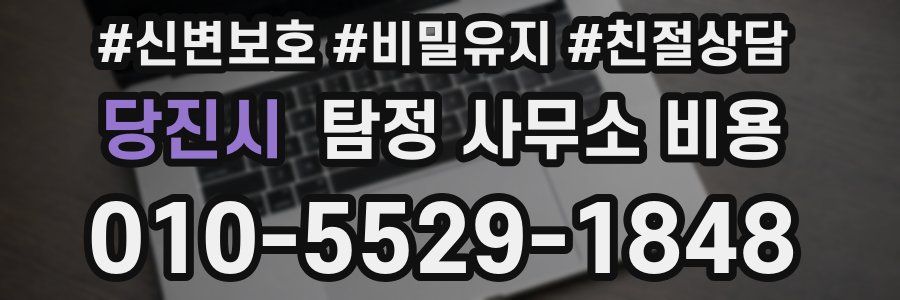 당진시 탐정 사무소 비용