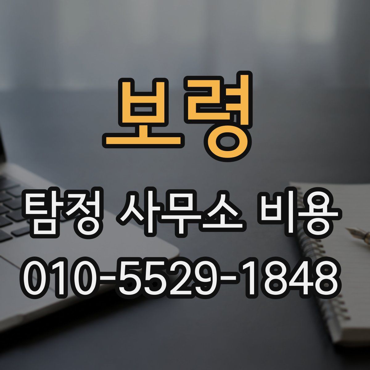 보령 탐정 사무소 비용