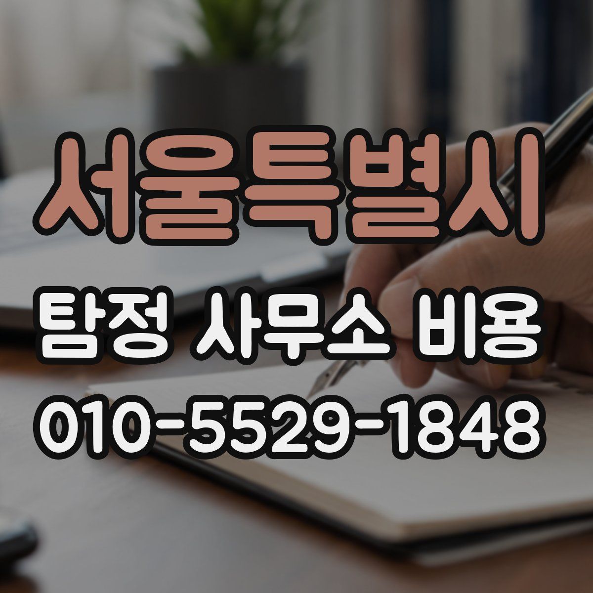 서울특별시 탐정 사무소 비용
