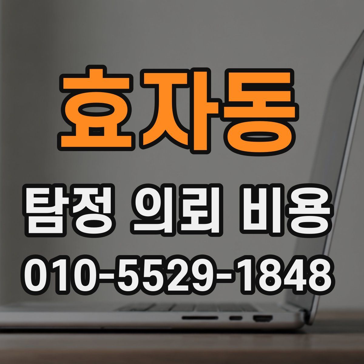효자동 탐정 의뢰 비용